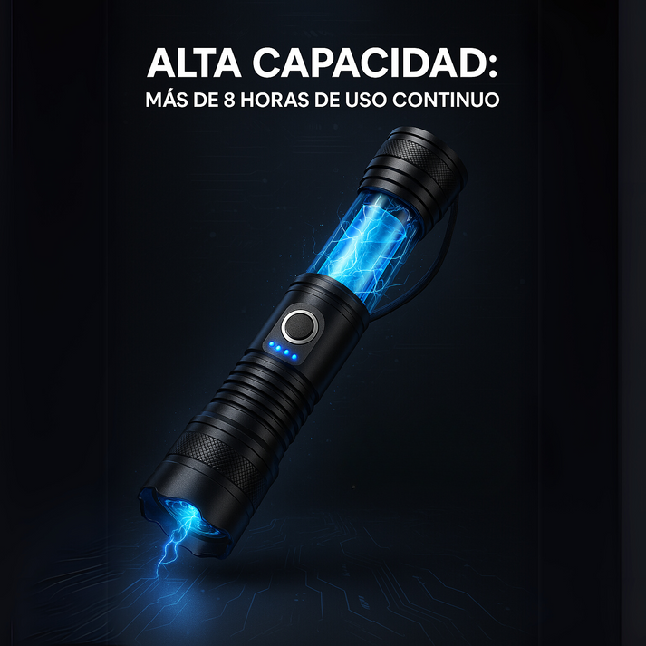 Linterna Táctica TitanioPro™ USB