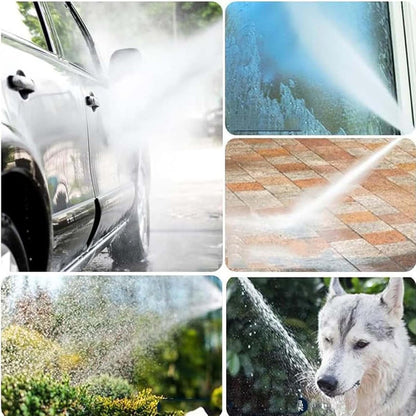 Hidrolavadora a presión portátil + 2 Baterías + Aspirador de coche de regalo