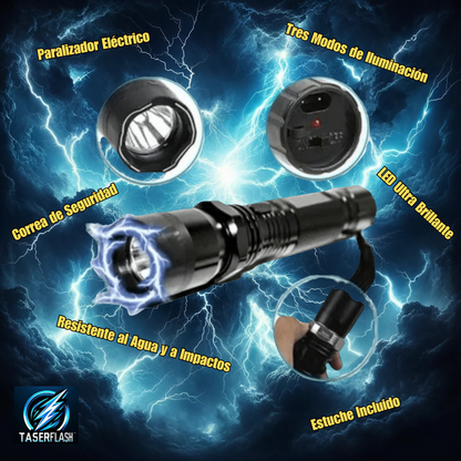 Linterna Taiser Titanium™ TÁCTICA DE ALTA POTENCIA