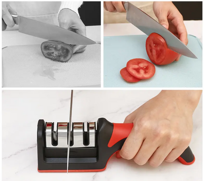 Afilador de Cuchillos Diamante Premium 3 en 1