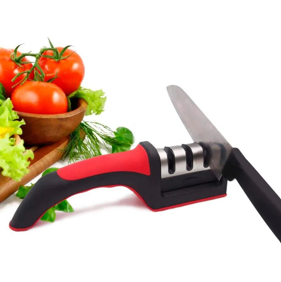 Afilador de Cuchillos Diamante Premium 3 en 1