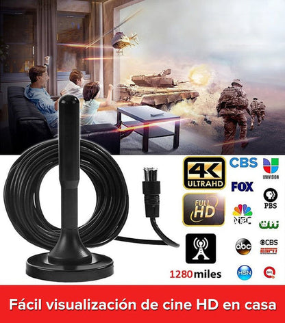 Antena de Televisión 4K HD